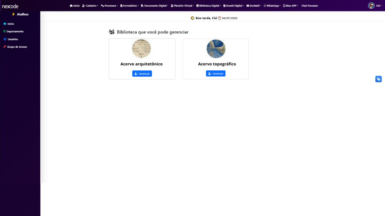 Organização e Catalogação